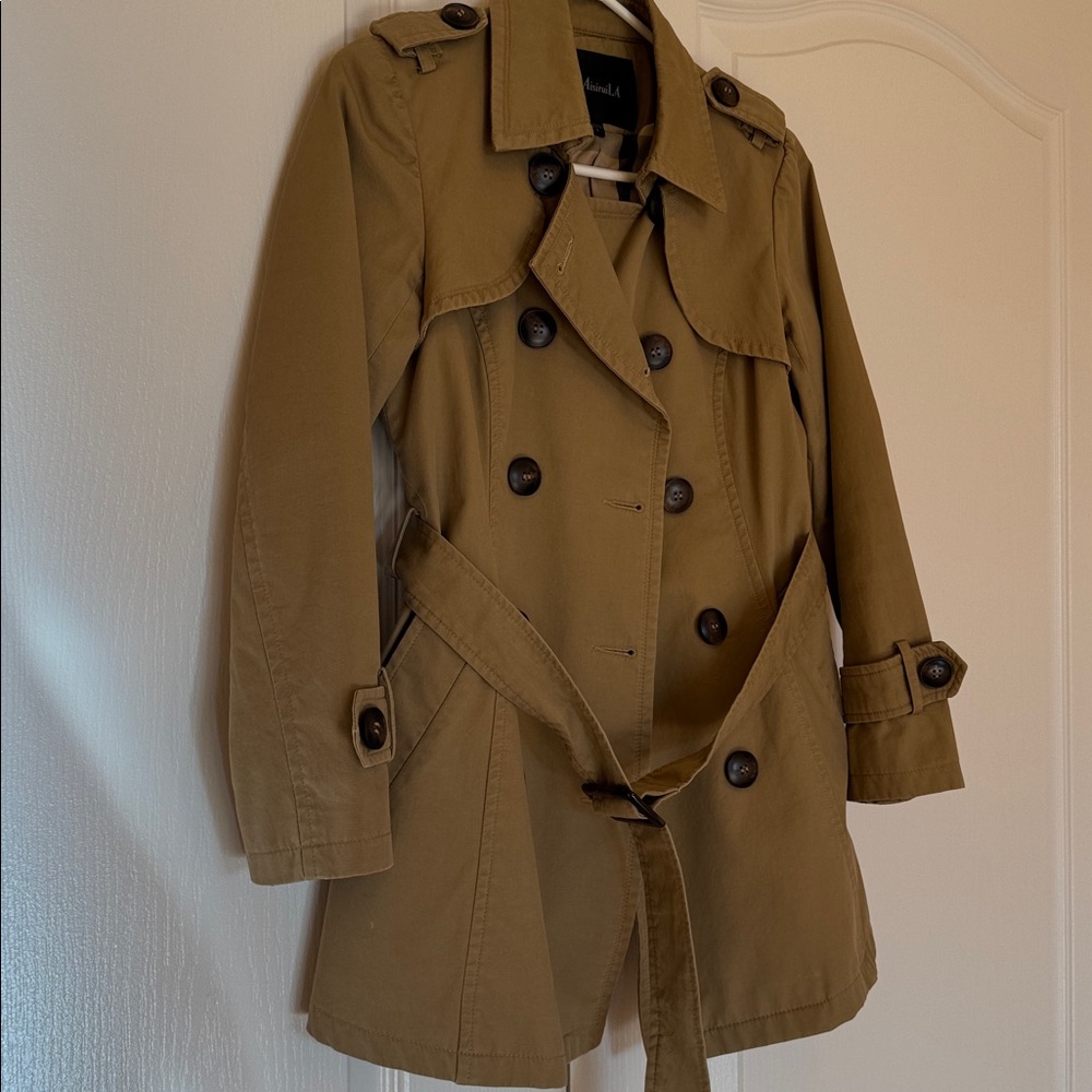 Women's Double-Breasted Trench Coat